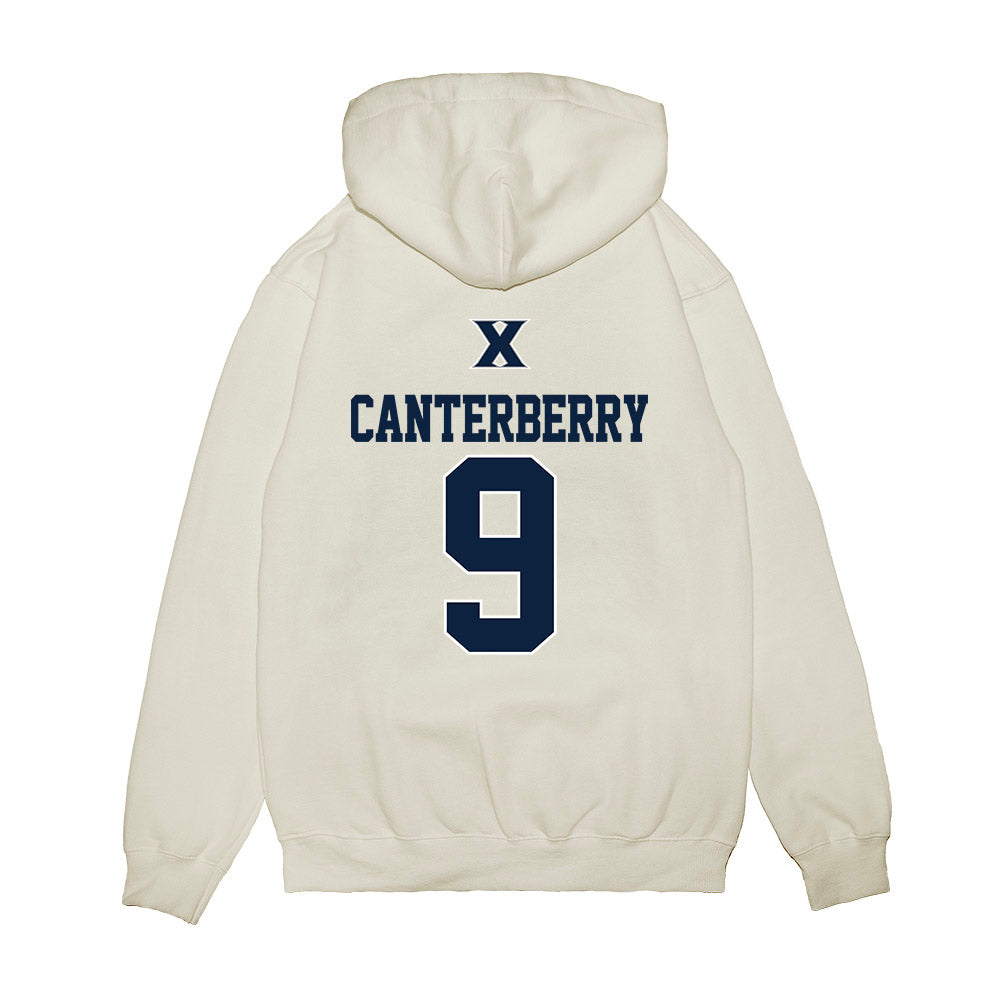 Xavier - NCAA Baseball : Donavan Canterberry - USA Premium Hooded Sweatshirt-1
