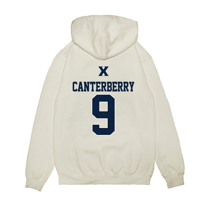 Xavier - NCAA Baseball : Donavan Canterberry - USA Premium Hooded Sweatshirt-1