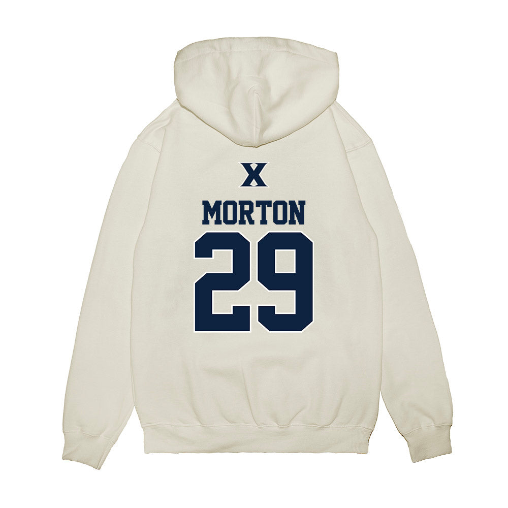 Xavier - NCAA Baseball : Mitchell Morton - USA Premium Hooded Sweatshirt-1