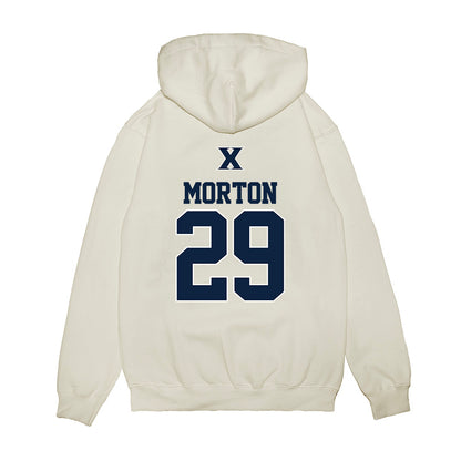 Xavier - NCAA Baseball : Mitchell Morton - USA Premium Hooded Sweatshirt-1