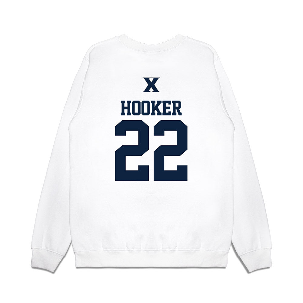 Xavier - NCAA Baseball : Jake Hooker - USA Premium Crewneck Sweatshirt-1