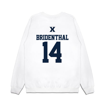 Xavier - NCAA Baseball : Eli Bridenthal - USA Premium Crewneck Sweatshirt-1