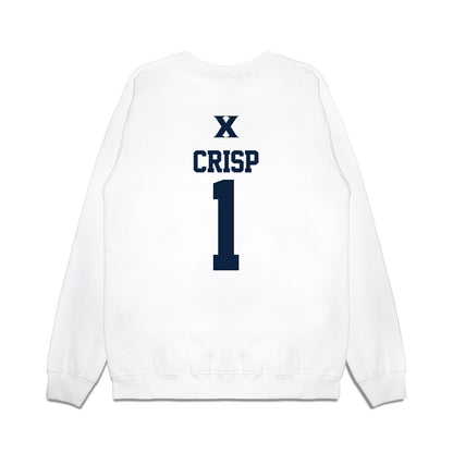 Xavier - NCAA Baseball : JD Crisp - USA Premium Crewneck Sweatshirt-1