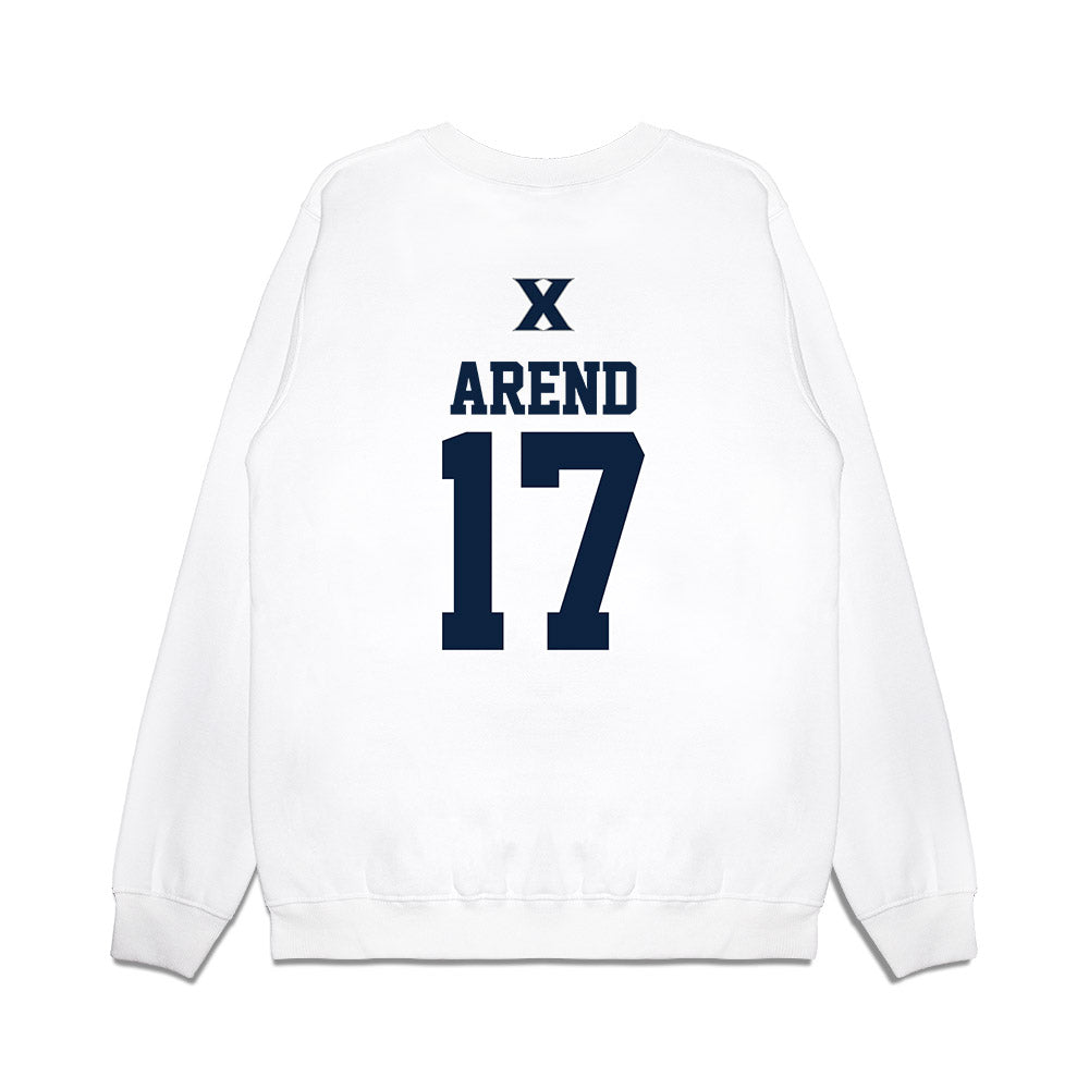 Xavier - NCAA Baseball : Joey Arend - USA Premium Crewneck Sweatshirt-1