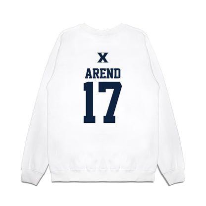 Xavier - NCAA Baseball : Joey Arend - USA Premium Crewneck Sweatshirt-1