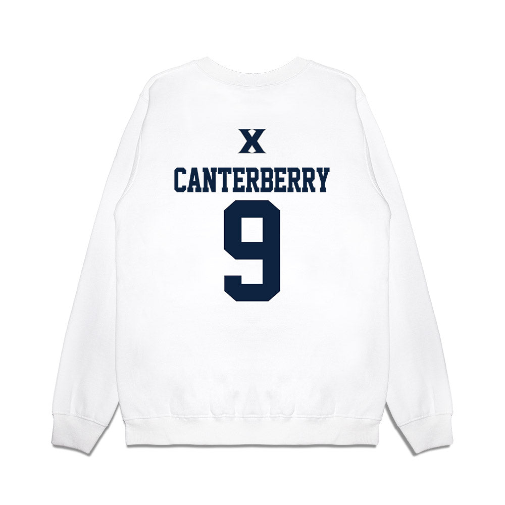 Xavier - NCAA Baseball : Donavan Canterberry - USA Premium Crewneck Sweatshirt-1