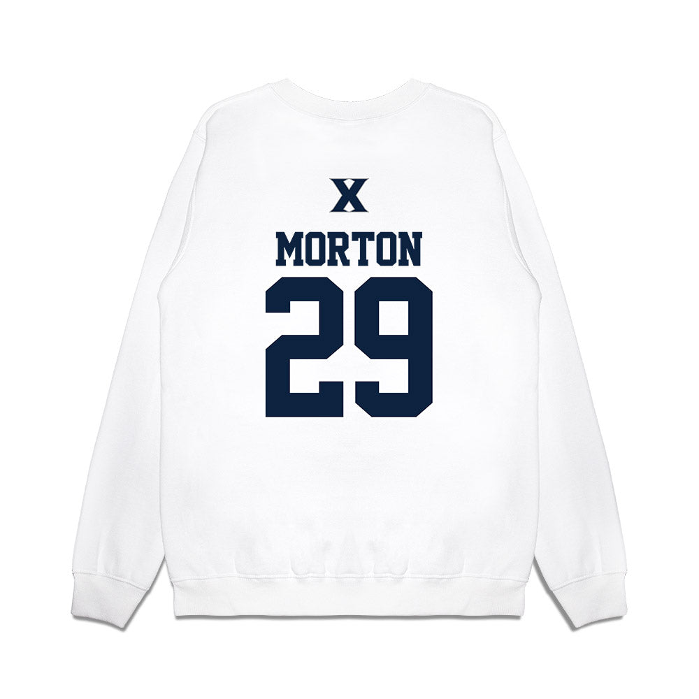 Xavier - NCAA Baseball : Mitchell Morton - USA Premium Crewneck Sweatshirt-1