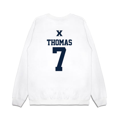 Xavier - NCAA Baseball : Tanner Thomas - USA Premium Crewneck Sweatshirt-1