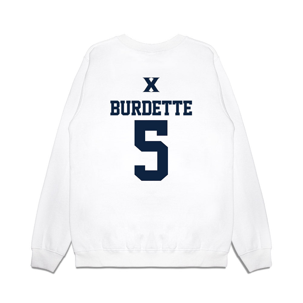 Xavier - NCAA Baseball : Clay Burdette - USA Premium Crewneck Sweatshirt-1