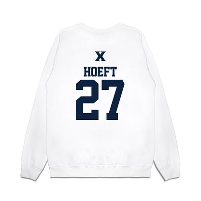 Xavier - NCAA Baseball : Sam Hoeft - USA Premium Crewneck Sweatshirt-1