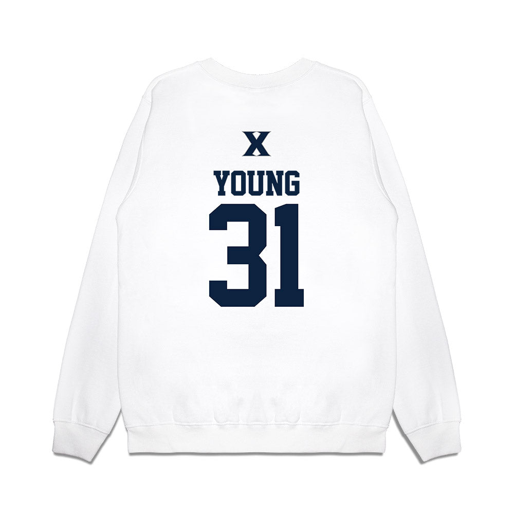 Xavier - NCAA Baseball : Joey Young - USA Premium Crewneck Sweatshirt-1