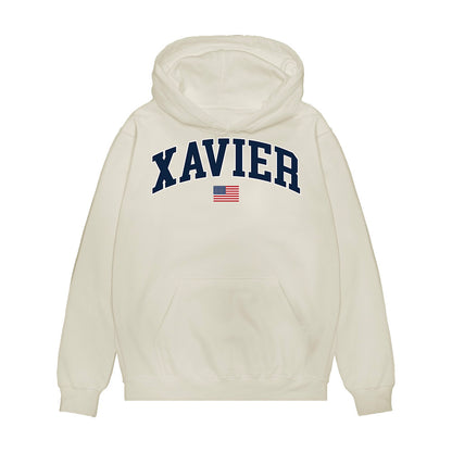 Xavier - NCAA Baseball : Ashton Chronister - USA Premium Hooded Sweatshirt-0