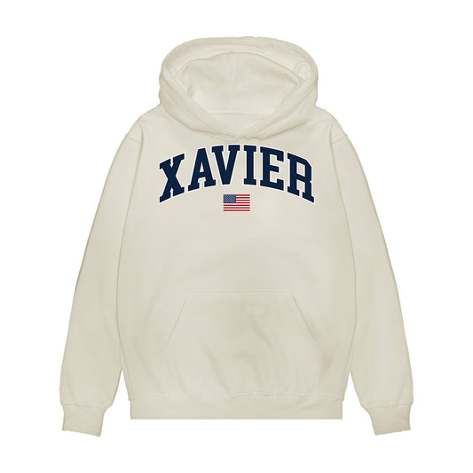 Xavier - NCAA Baseball : Tanner Thomas - USA Premium Hooded Sweatshirt-0