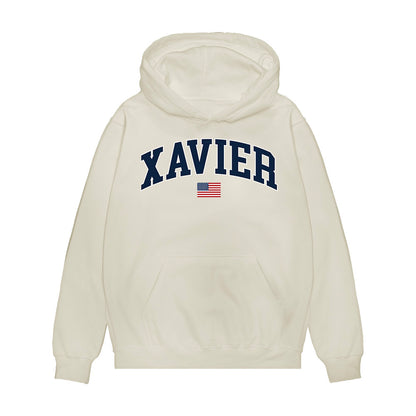 Xavier - NCAA Baseball : Eli Bridenthal - USA Premium Hooded Sweatshirt-0