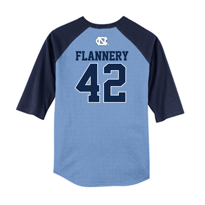 UNC - NCAA Baseball : Boston Flannery - USA Raglan Shirt-1