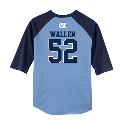 UNC - NCAA Baseball : Andrew Wallen - USA Raglan Shirt-1