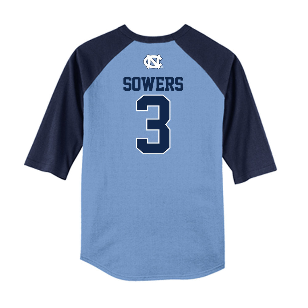 UNC - NCAA Baseball : Lee Sowers - USA Raglan Shirt-1