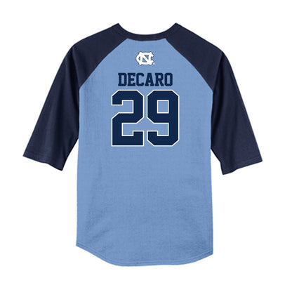 UNC - NCAA Baseball : Jason DeCaro - USA Raglan Shirt-1