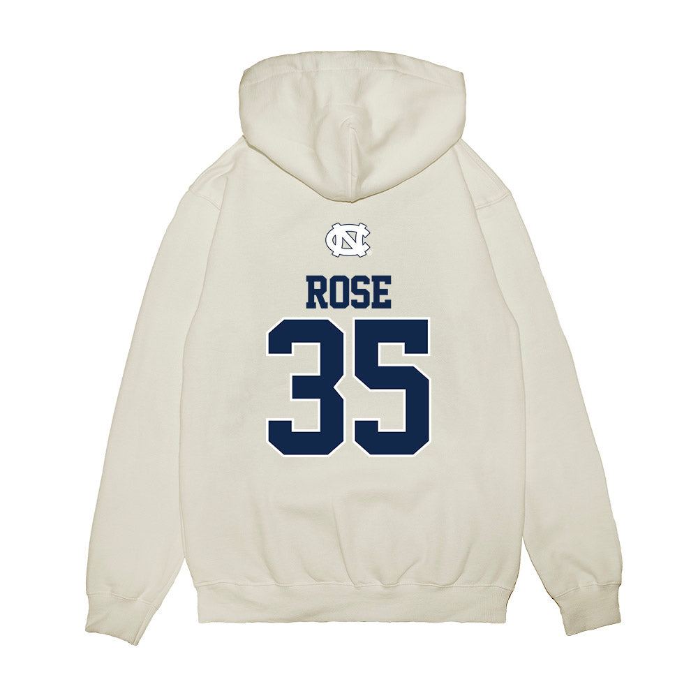 UNC - NCAA Baseball : Jackson Rose - USA Premium Hooded Sweatshirt-1