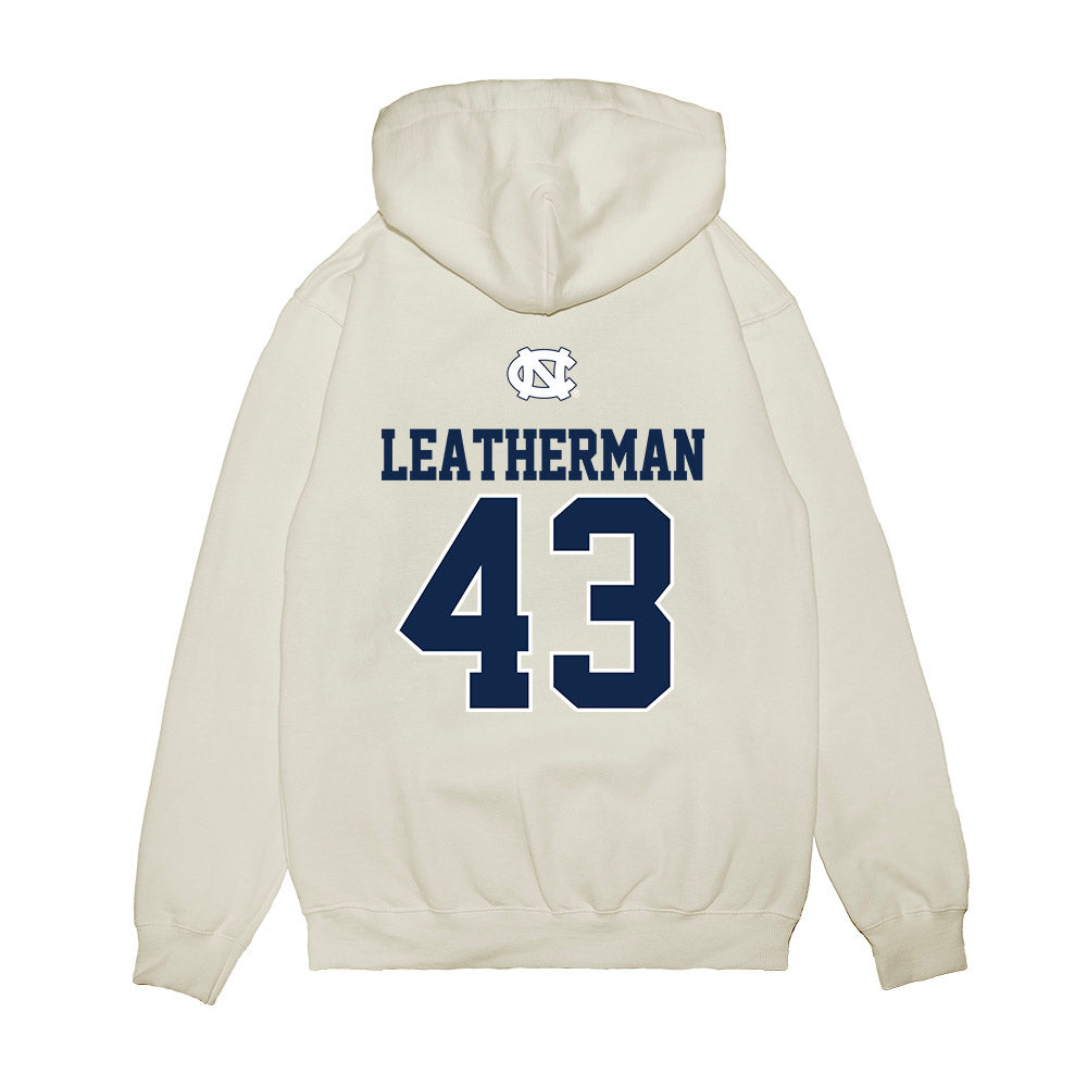 UNC - NCAA Baseball : Michael Riley Leatherman - USA Premium Hooded Sweatshirt-1