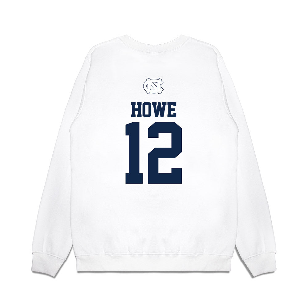 UNC - NCAA Baseball : Tyler Howe - USA Premium Crewneck Sweatshirt-1