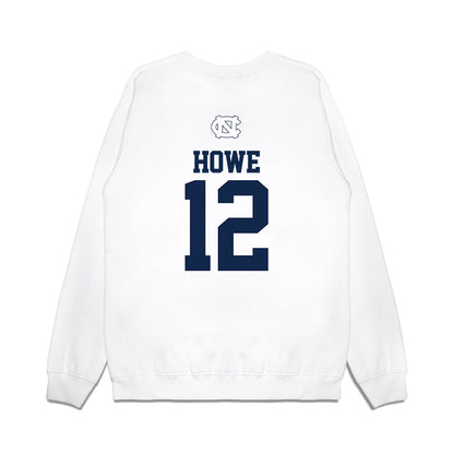 UNC - NCAA Baseball : Tyler Howe - USA Premium Crewneck Sweatshirt-1
