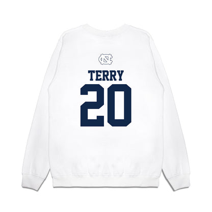 UNC - NCAA Baseball : AJ Terry - USA Premium Crewneck Sweatshirt-1