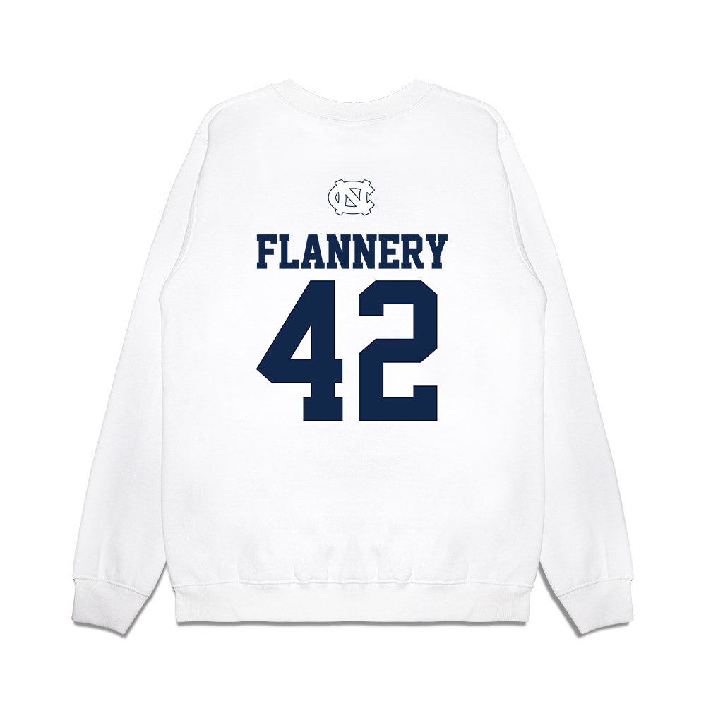 UNC - NCAA Baseball : Boston Flannery - USA Premium Crewneck Sweatshirt-1