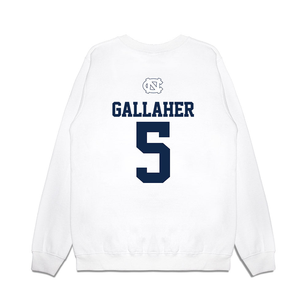 UNC - NCAA Baseball : Gavin Gallaher - USA Premium Crewneck Sweatshirt-1