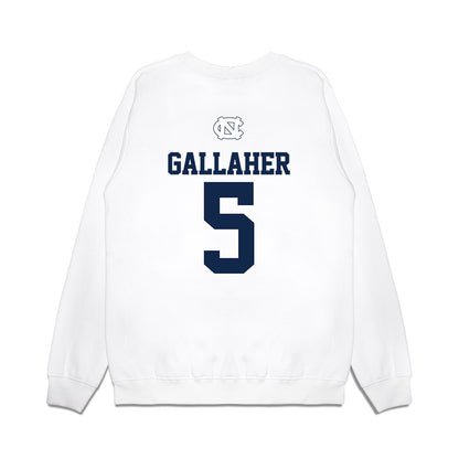 UNC - NCAA Baseball : Gavin Gallaher - USA Premium Crewneck Sweatshirt-1