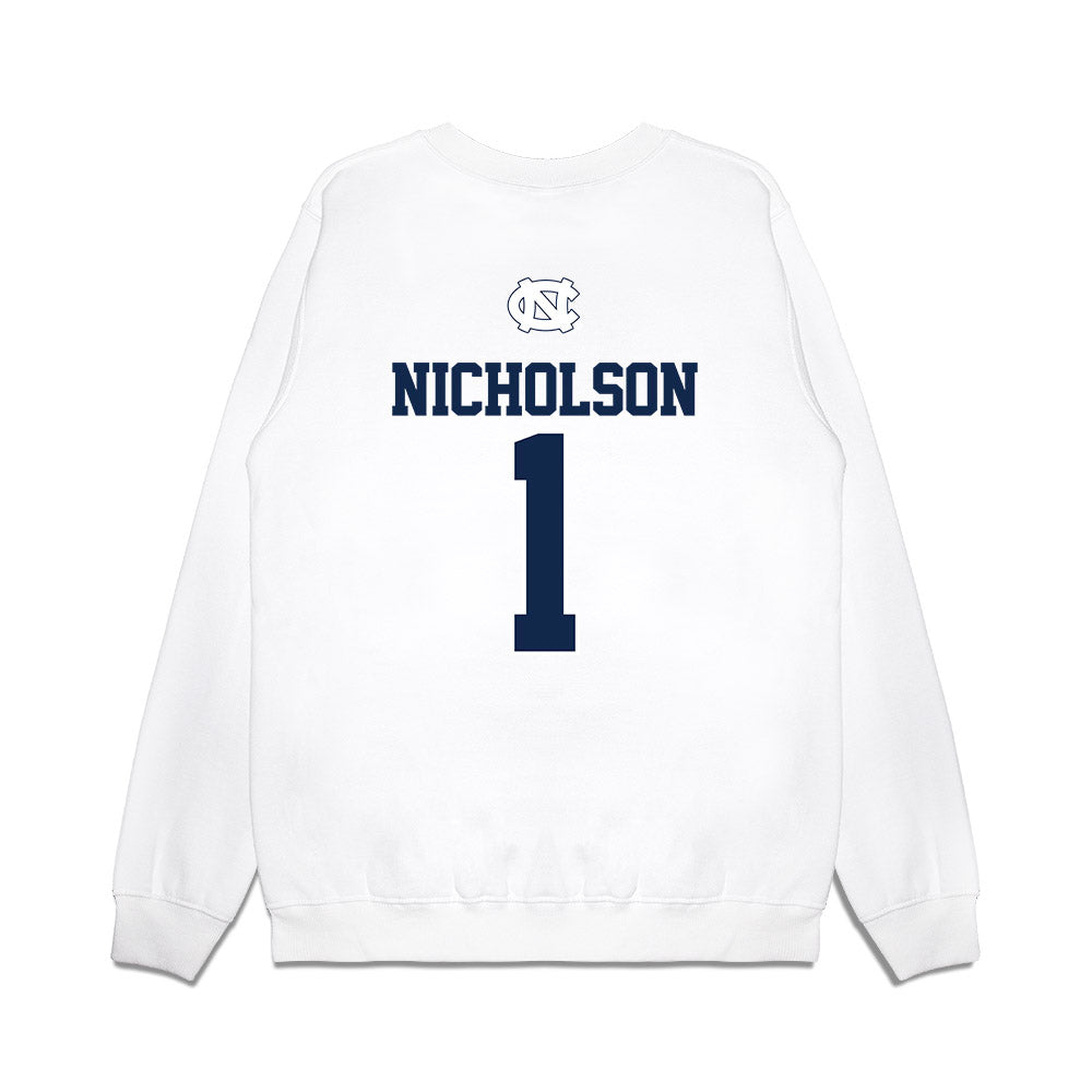 UNC - NCAA Baseball : Cooper Nicholson - USA Premium Crewneck Sweatshirt-1