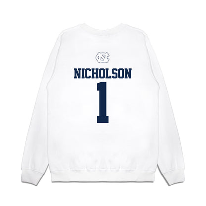 UNC - NCAA Baseball : Cooper Nicholson - USA Premium Crewneck Sweatshirt-1