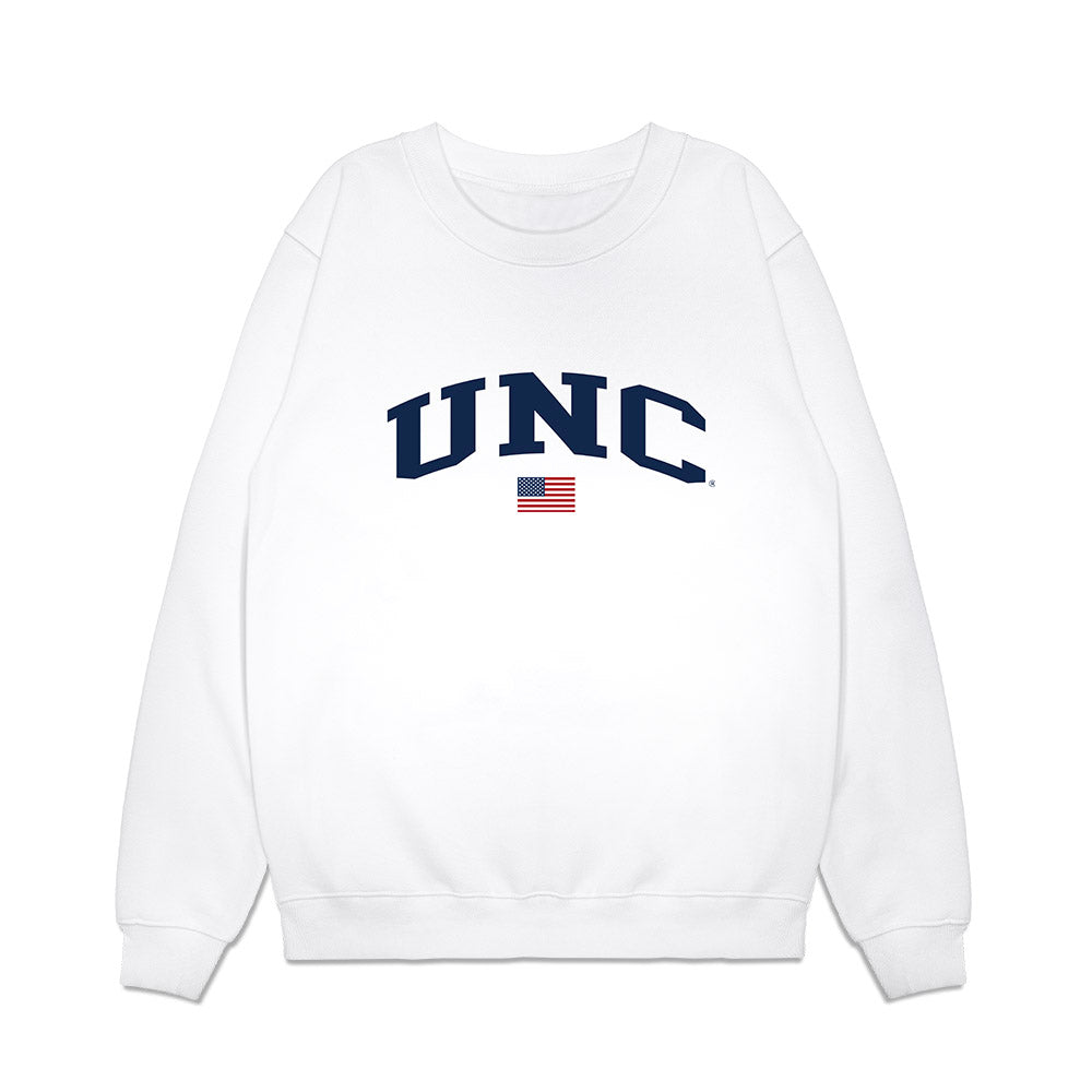 UNC - NCAA Baseball : Cooper Nicholson - USA Premium Crewneck Sweatshirt-0