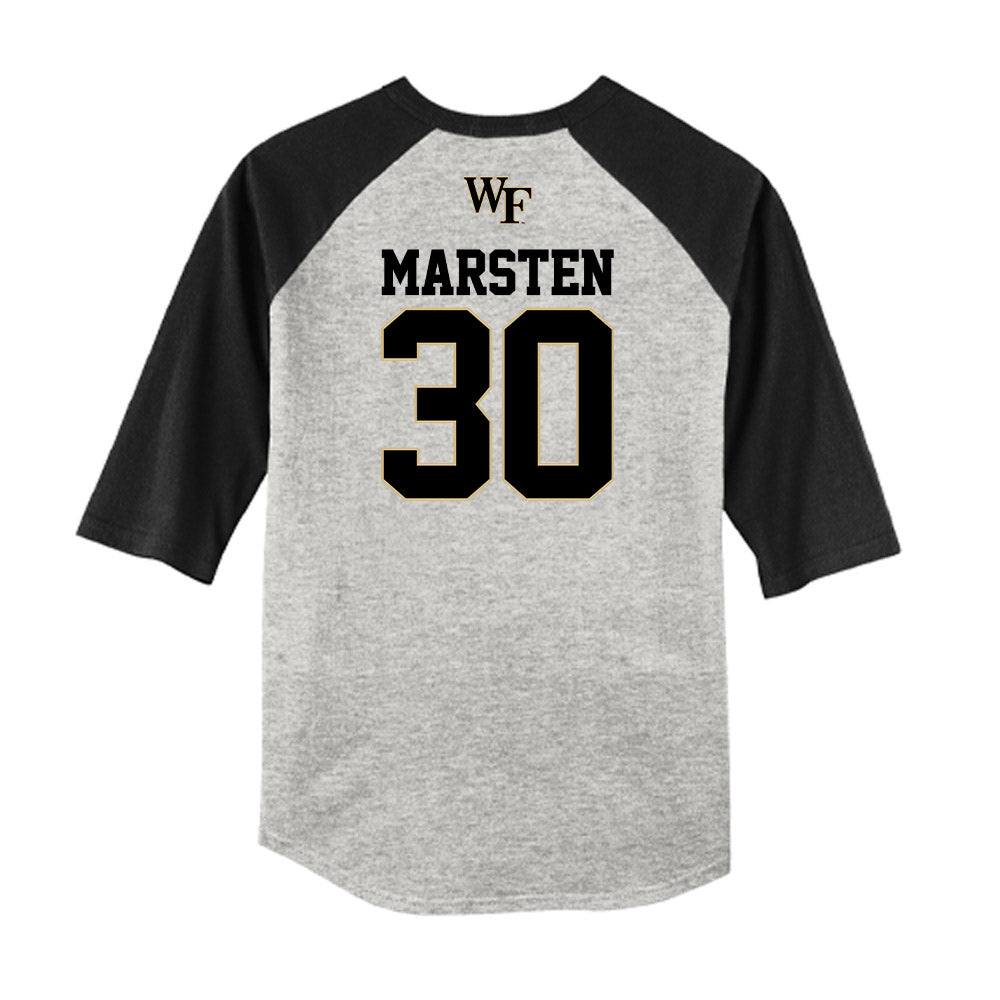 Wake Forest - NCAA Baseball : Duncan Marsten - USA Raglan Shirt-1