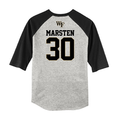 Wake Forest - NCAA Baseball : Duncan Marsten - USA Raglan Shirt-1