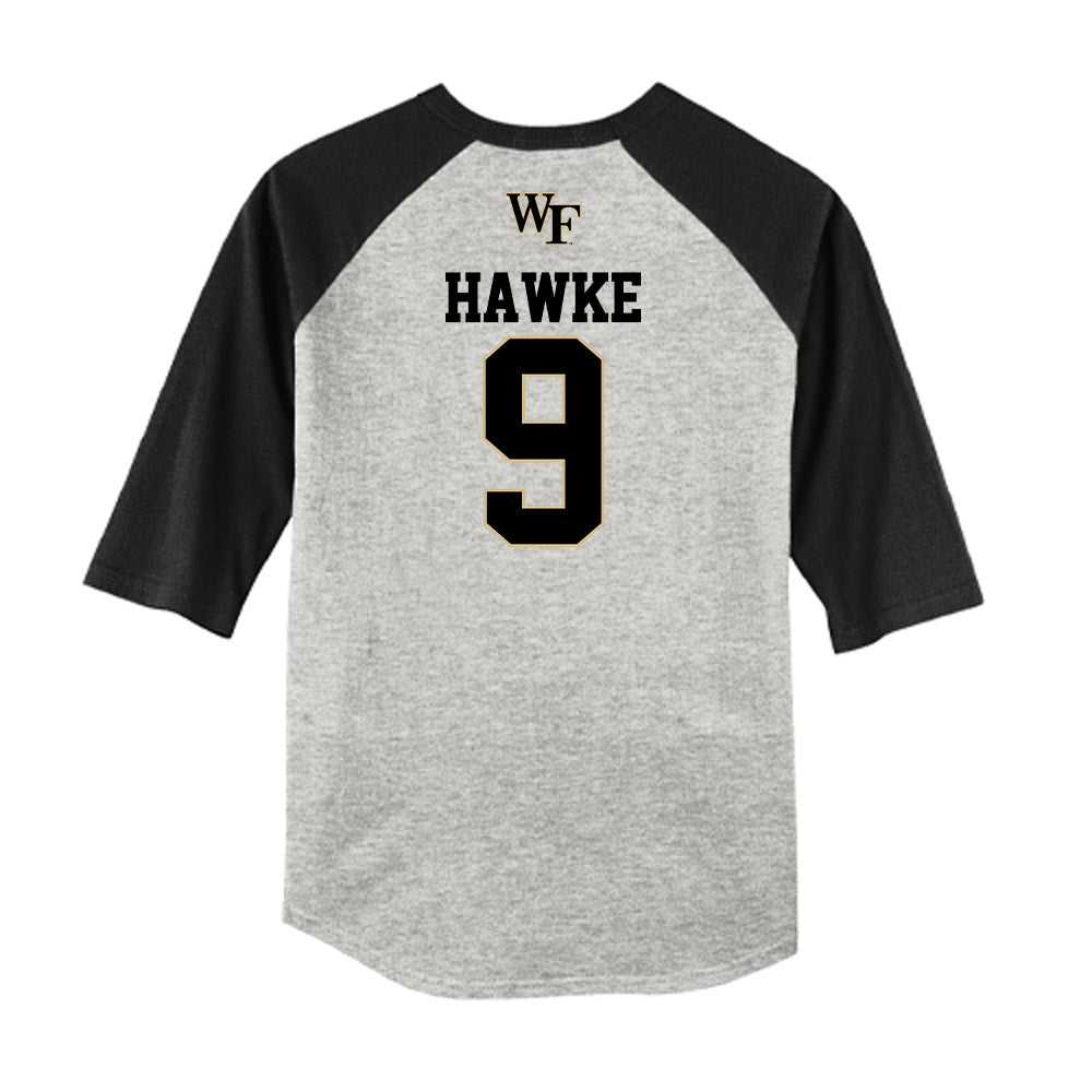Wake Forest - NCAA Baseball : Austin Hawke - USA Raglan Shirt-1