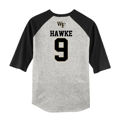 Wake Forest - NCAA Baseball : Austin Hawke - USA Raglan Shirt-1