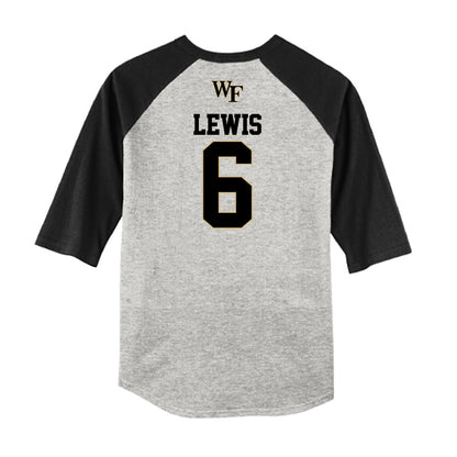 Wake Forest - NCAA Baseball : Kade Lewis - USA Raglan Shirt-1