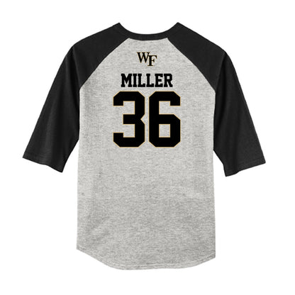 Wake Forest - NCAA Baseball : Cole Miller - USA Raglan Shirt-1