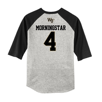Wake Forest - NCAA Baseball : Blake Morningstar - USA Raglan Shirt-1
