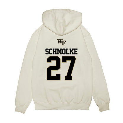 Wake Forest - NCAA Baseball : Luke Schmolke - USA Premium Hooded Sweatshirt-1