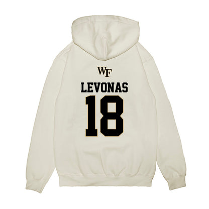 Wake Forest - NCAA Baseball : Christopher Levonas - USA Premium Hooded Sweatshirt-1