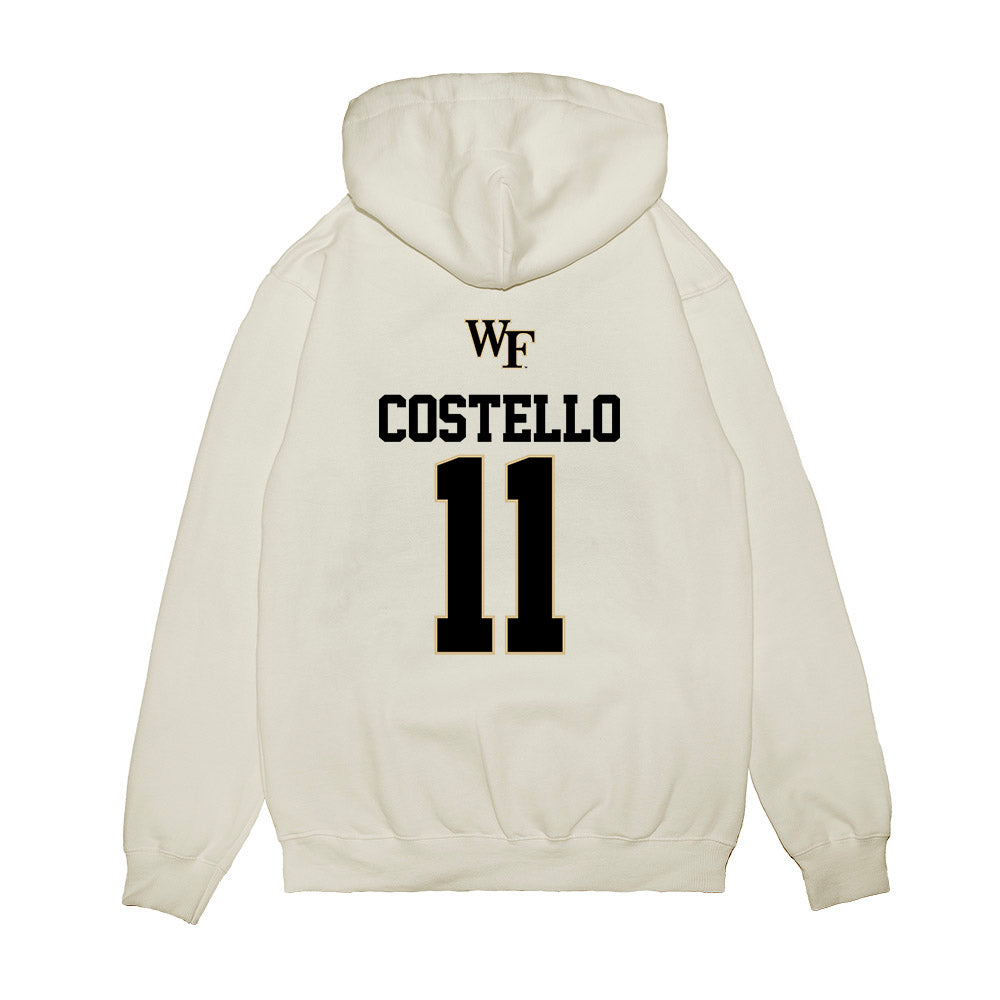 Wake Forest - NCAA Baseball : Luke Costello - USA Premium Hooded Sweatshirt-1