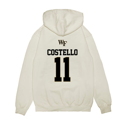 Wake Forest - NCAA Baseball : Luke Costello - USA Premium Hooded Sweatshirt-1