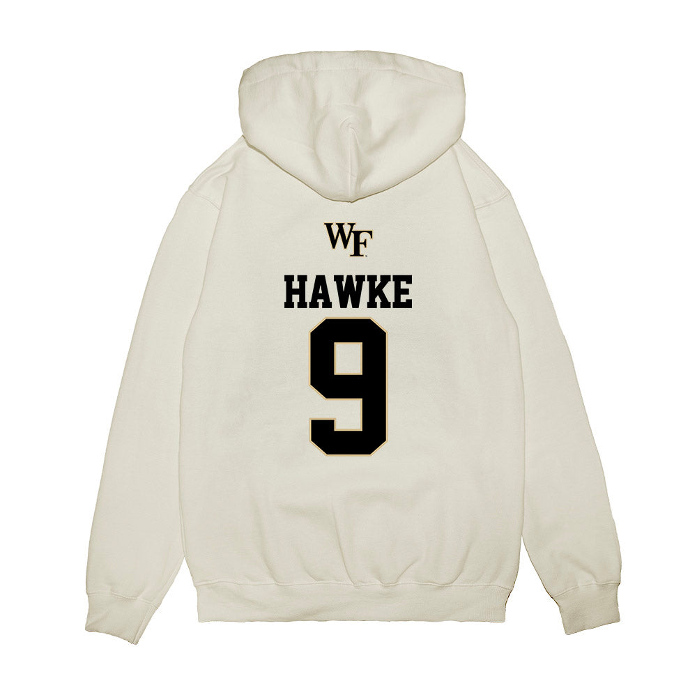 Wake Forest - NCAA Baseball : Austin Hawke - USA Premium Hooded Sweatshirt-1