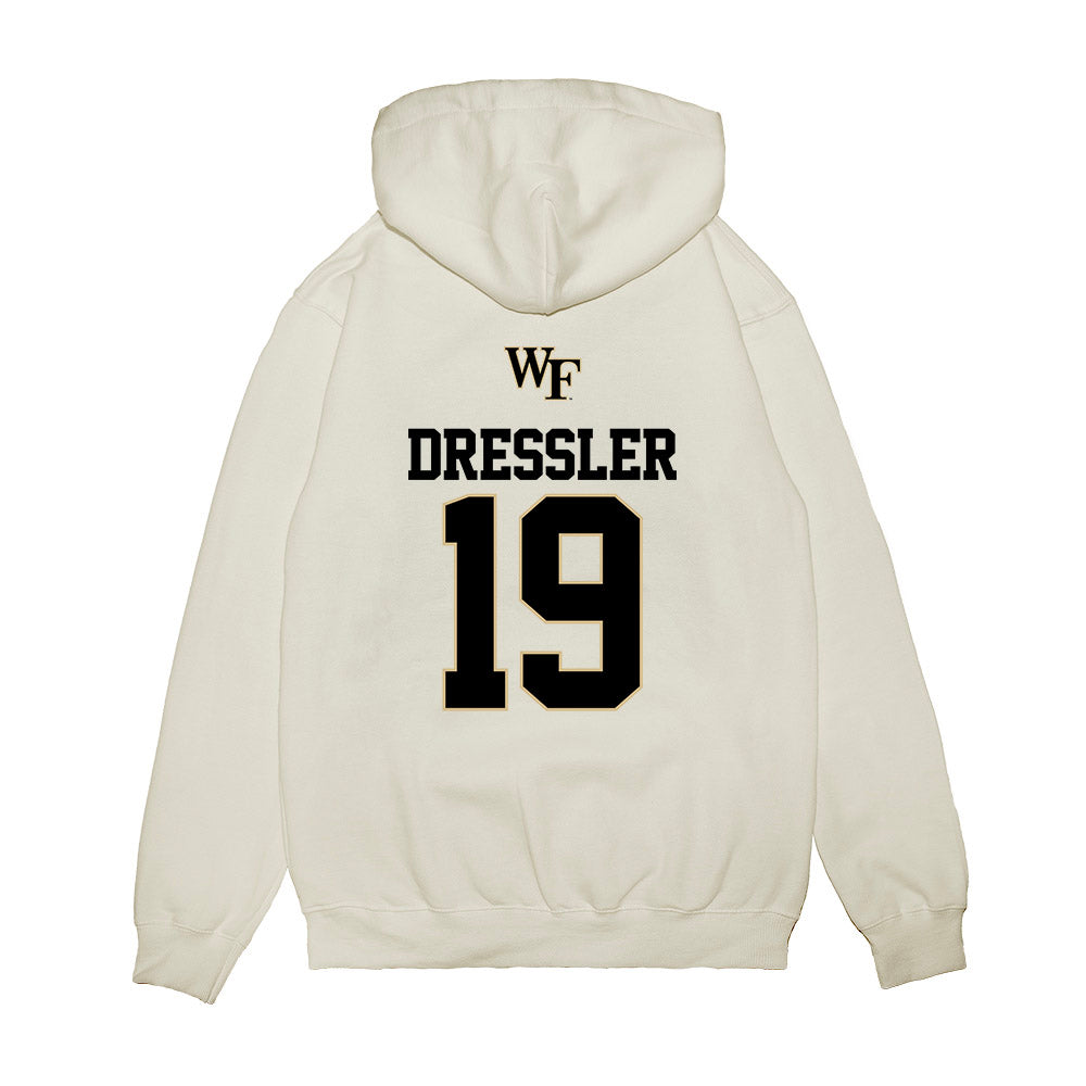 Wake Forest - NCAA Baseball : Troy Dressler - USA Premium Hooded Sweatshirt-1