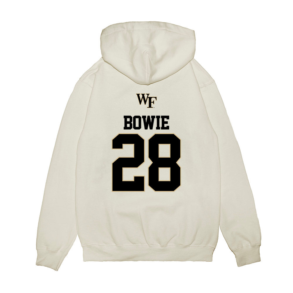 Wake Forest - NCAA Baseball : Rhys Bowie - USA Premium Hooded Sweatshirt-1