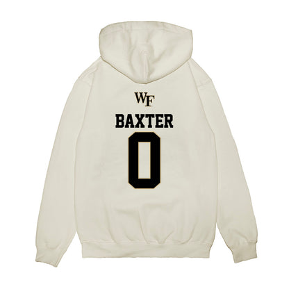 Wake Forest - NCAA Baseball : Cuyler Baxter - USA Premium Hooded Sweatshirt-1