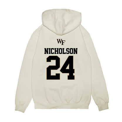 Wake Forest - NCAA Baseball : Grant Nicholson - USA Premium Hooded Sweatshirt-1