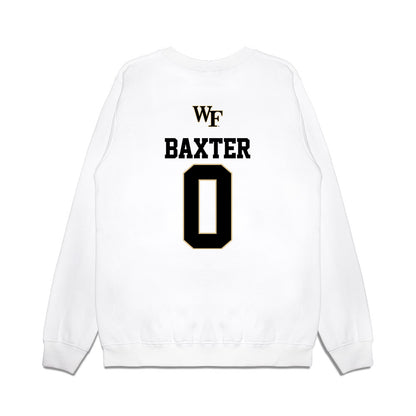 Wake Forest - NCAA Baseball : Cuyler Baxter - USA Premium Crewneck Sweatshirt-1